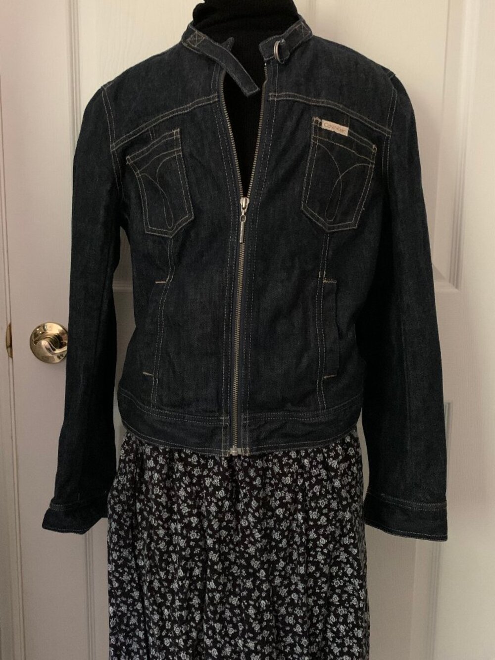 Calvin Klein Collection Denim Jacket Size L
